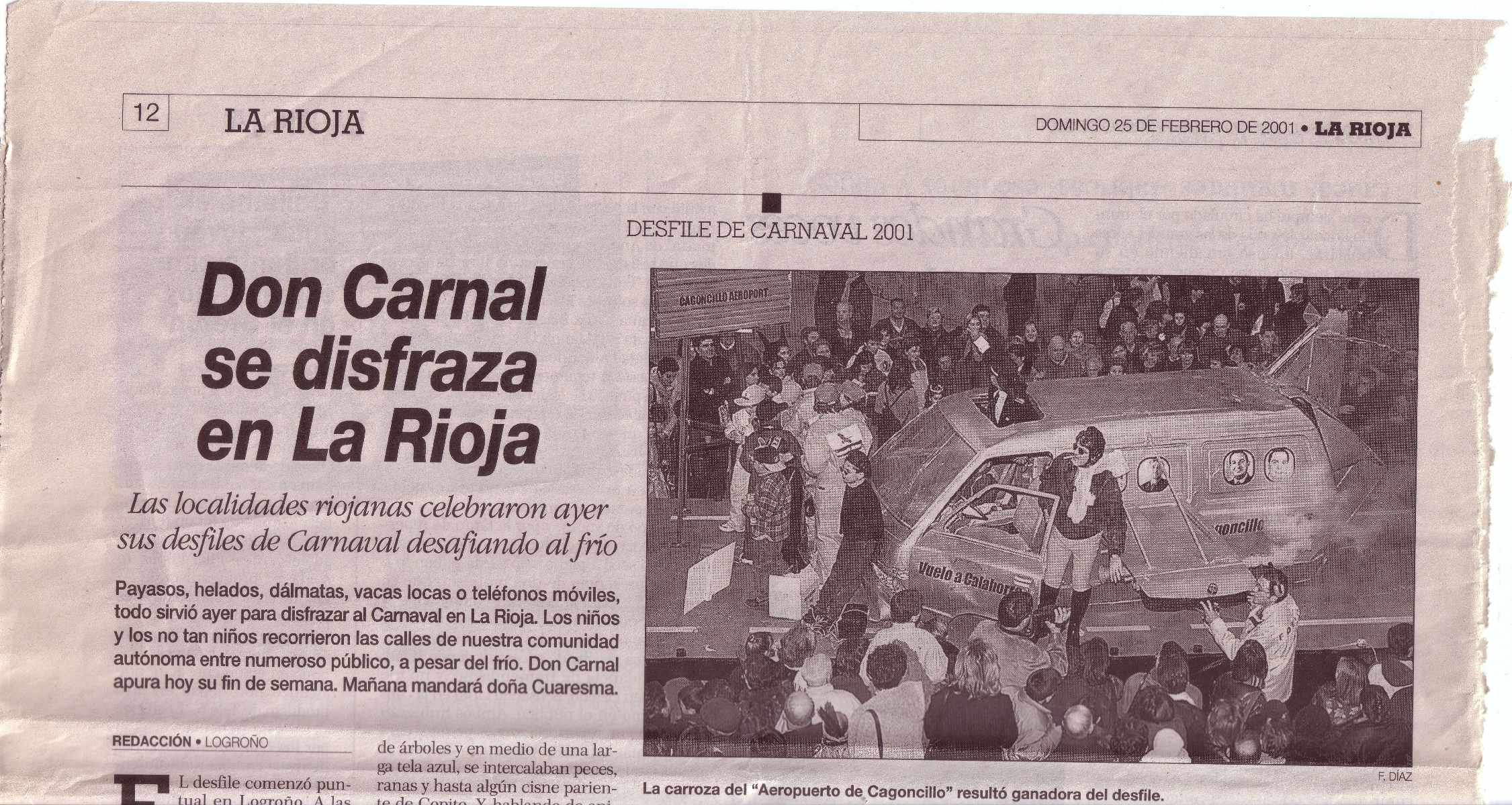 Carnaval 2001. Artículo La Rioja.1