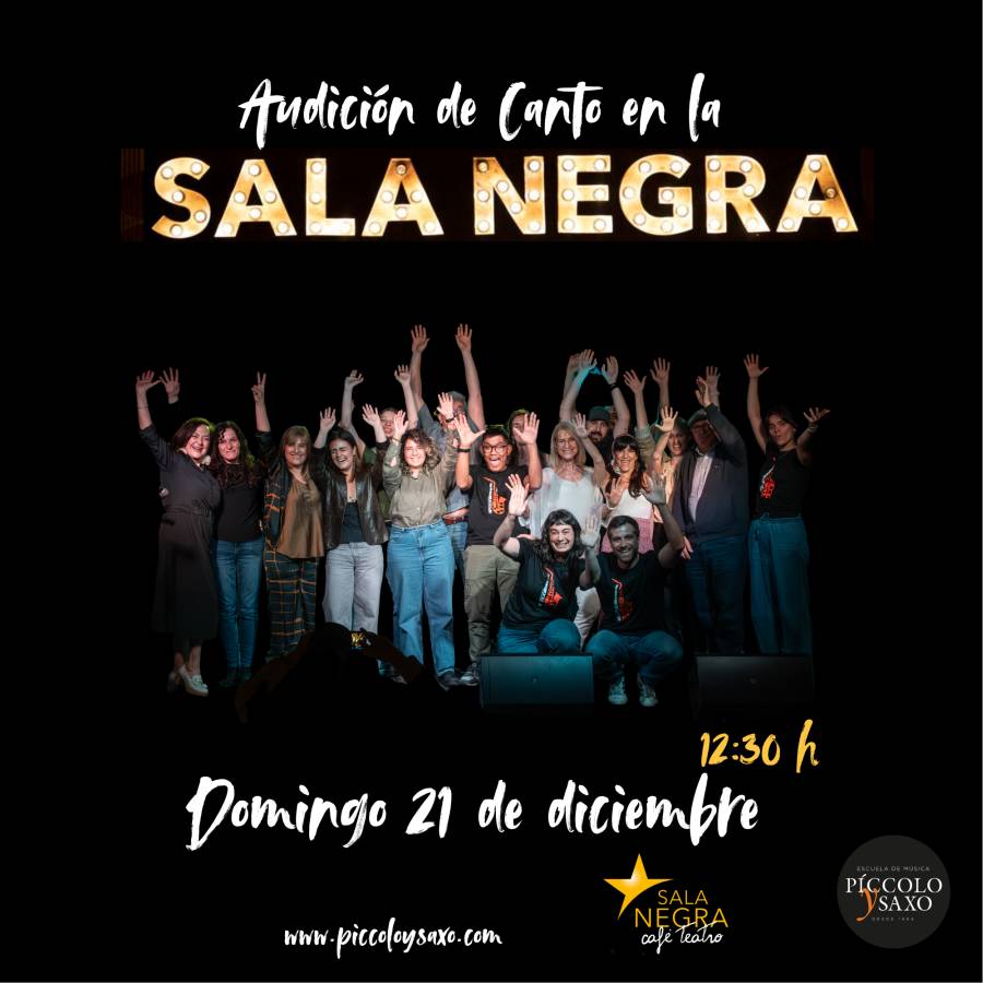 AUDICIÓN DE CANTO WEB